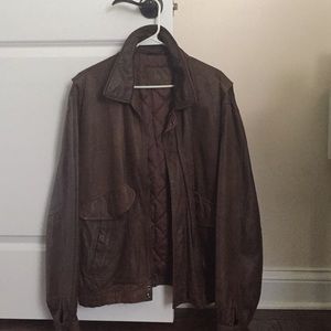 Genuine leather jacket.